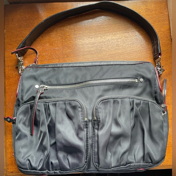 MZ Wallace Paige Nylon Black Shoulder Bag - Picture 14 of 14